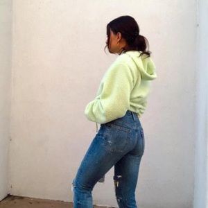 Hooded Sherpa Sweatshirt